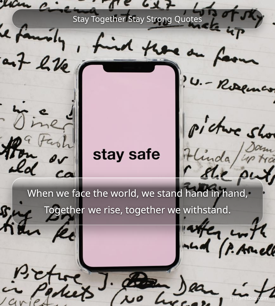 Stay Together Stay Strong Quotes