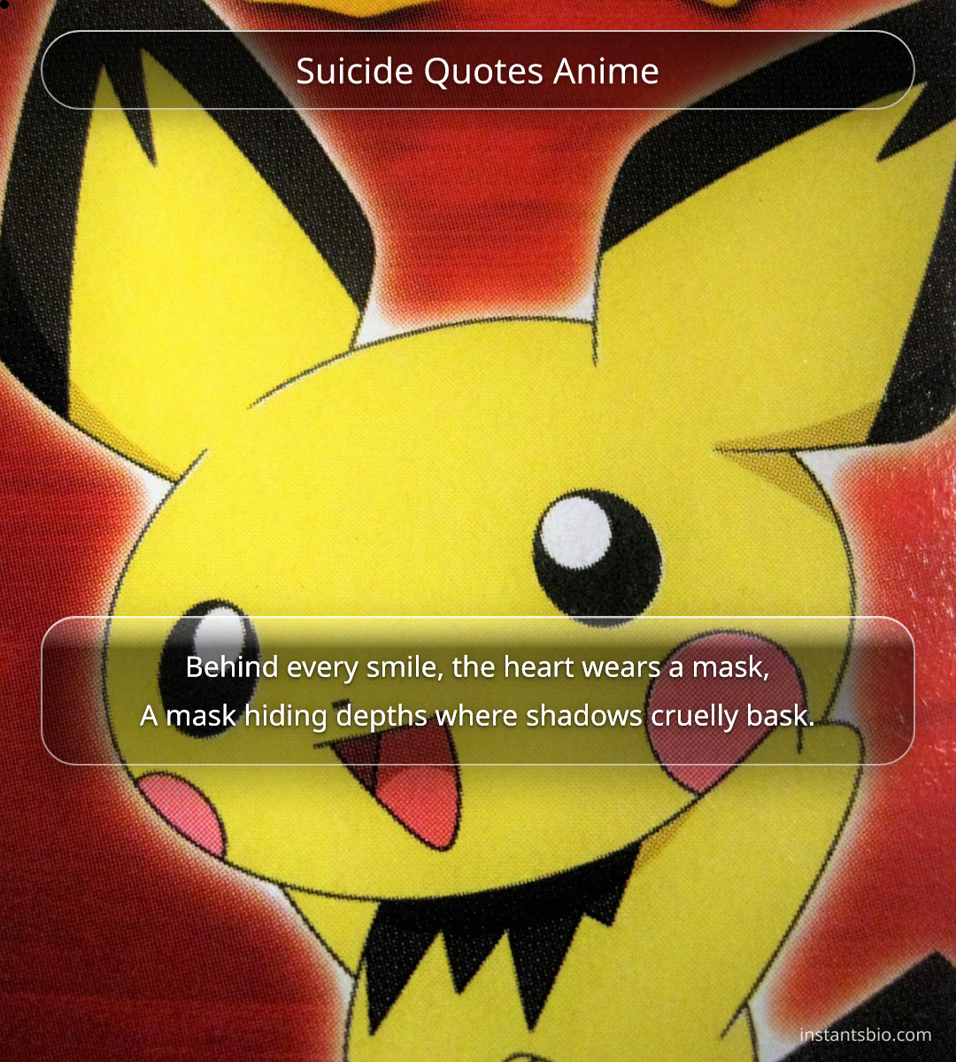 Suicide Quotes Anime