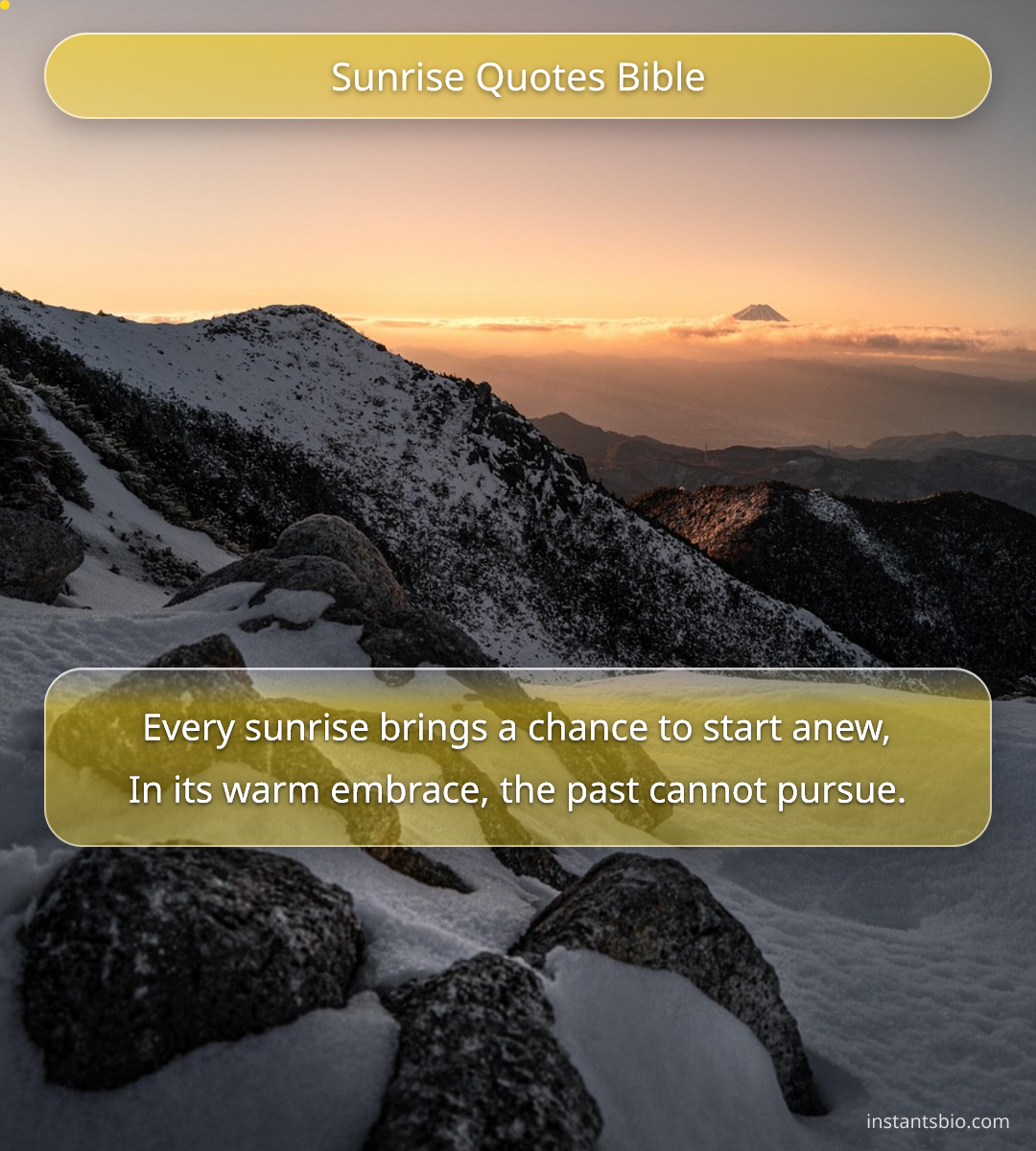 Sunrise Quotes Bible