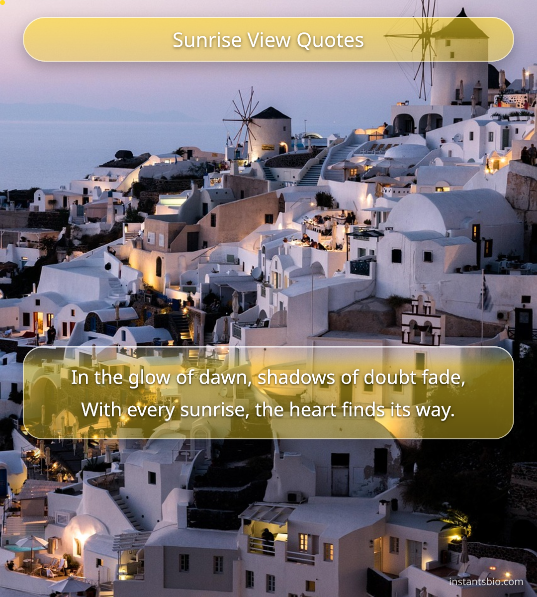 Sunrise View Quotes - sunrise quotes