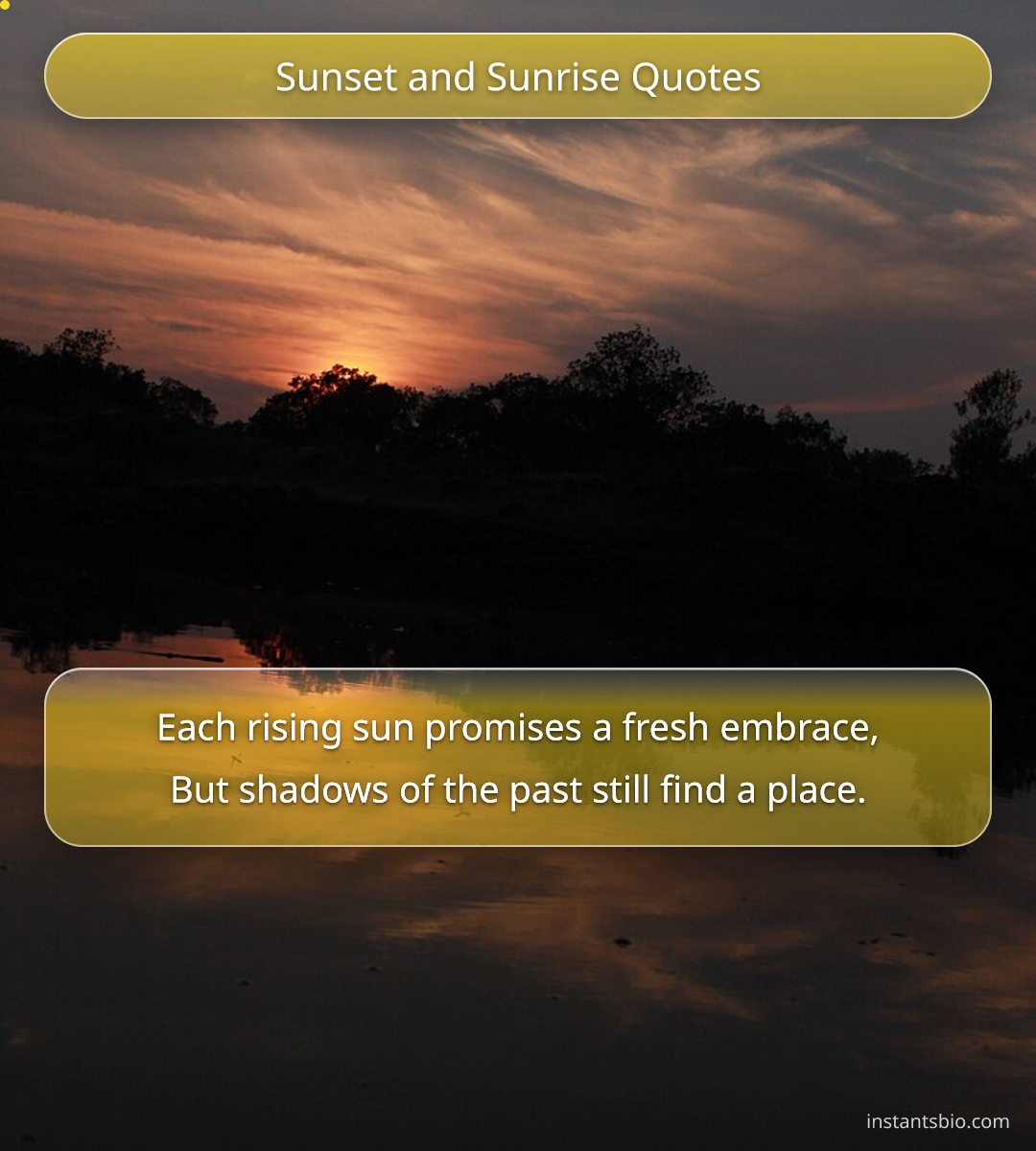 Sunset and Sunrise Quotes