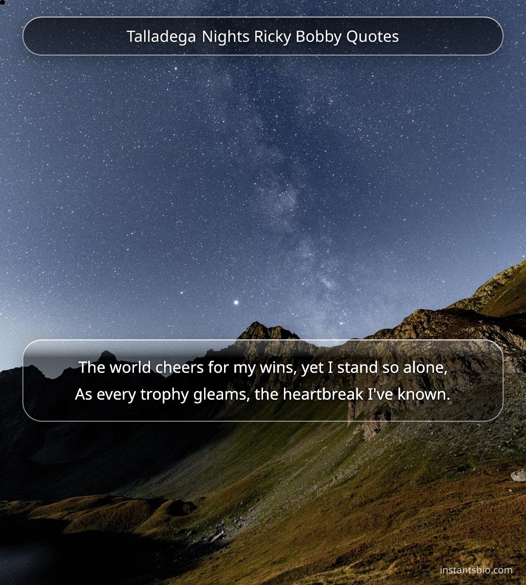 Talladega Nights Ricky Bobby Quotes