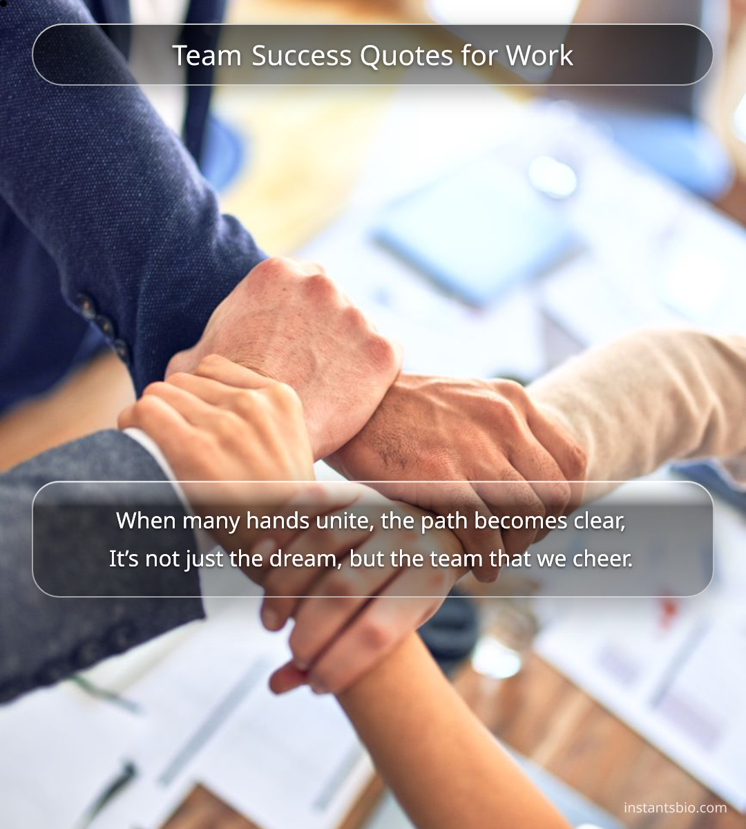 Team Success Quotes for Work - teamwork quotes