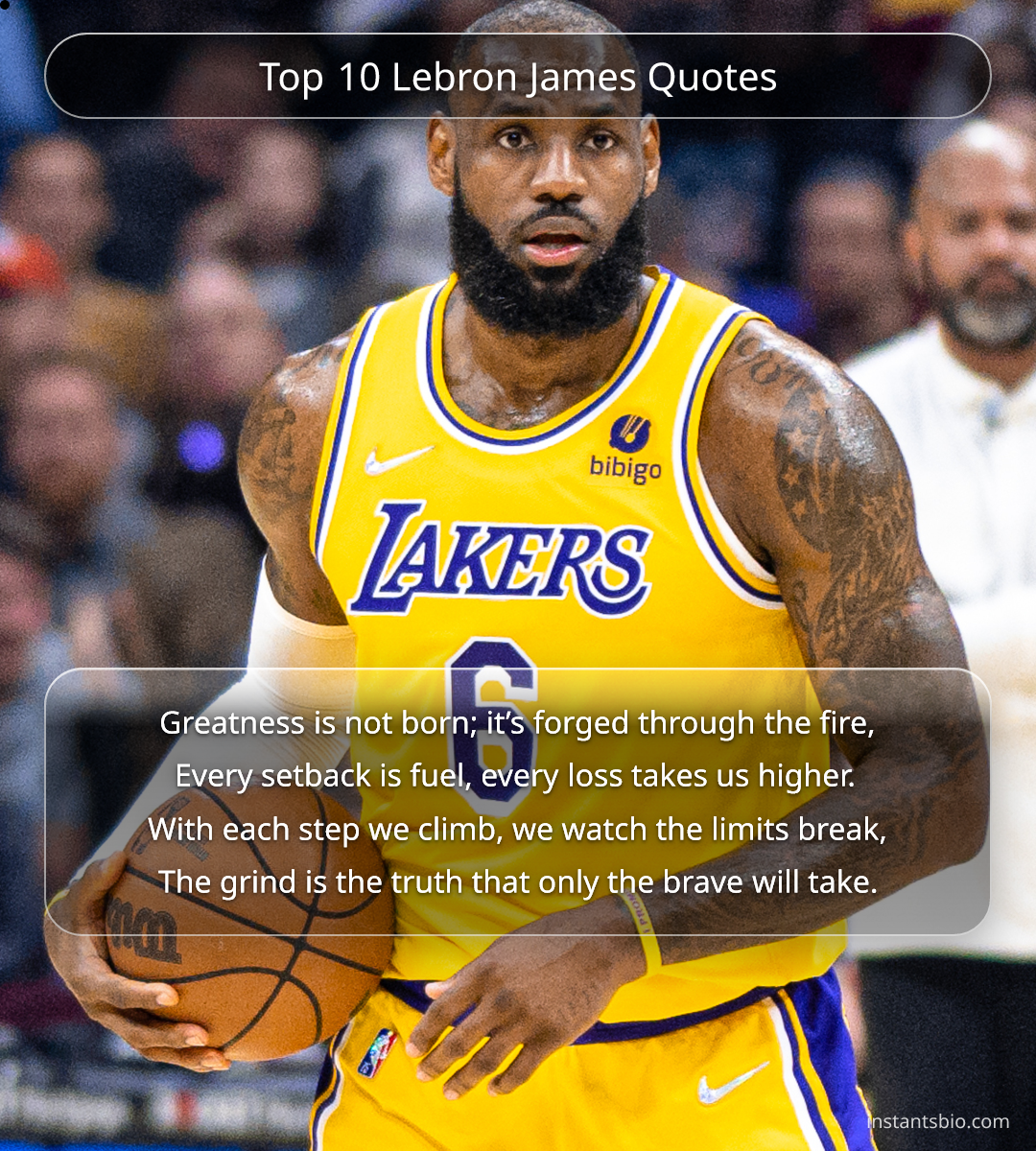 Top 10 Lebron James Quotes