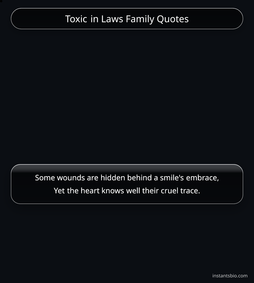 Toxic in Laws Family Quotes - Toxic Family Quotes