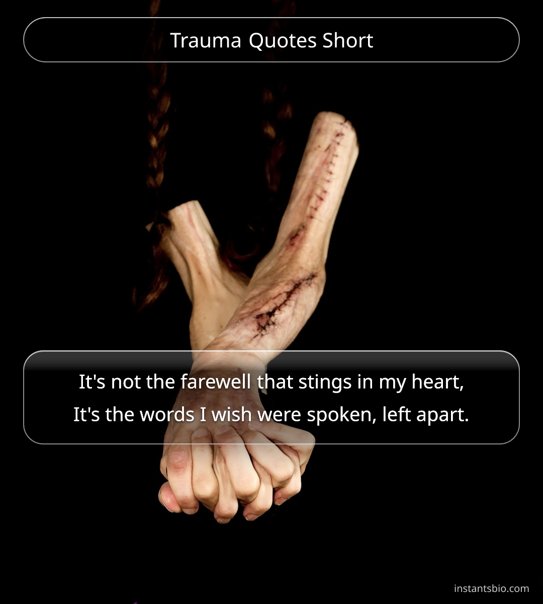 Trauma Quotes Short