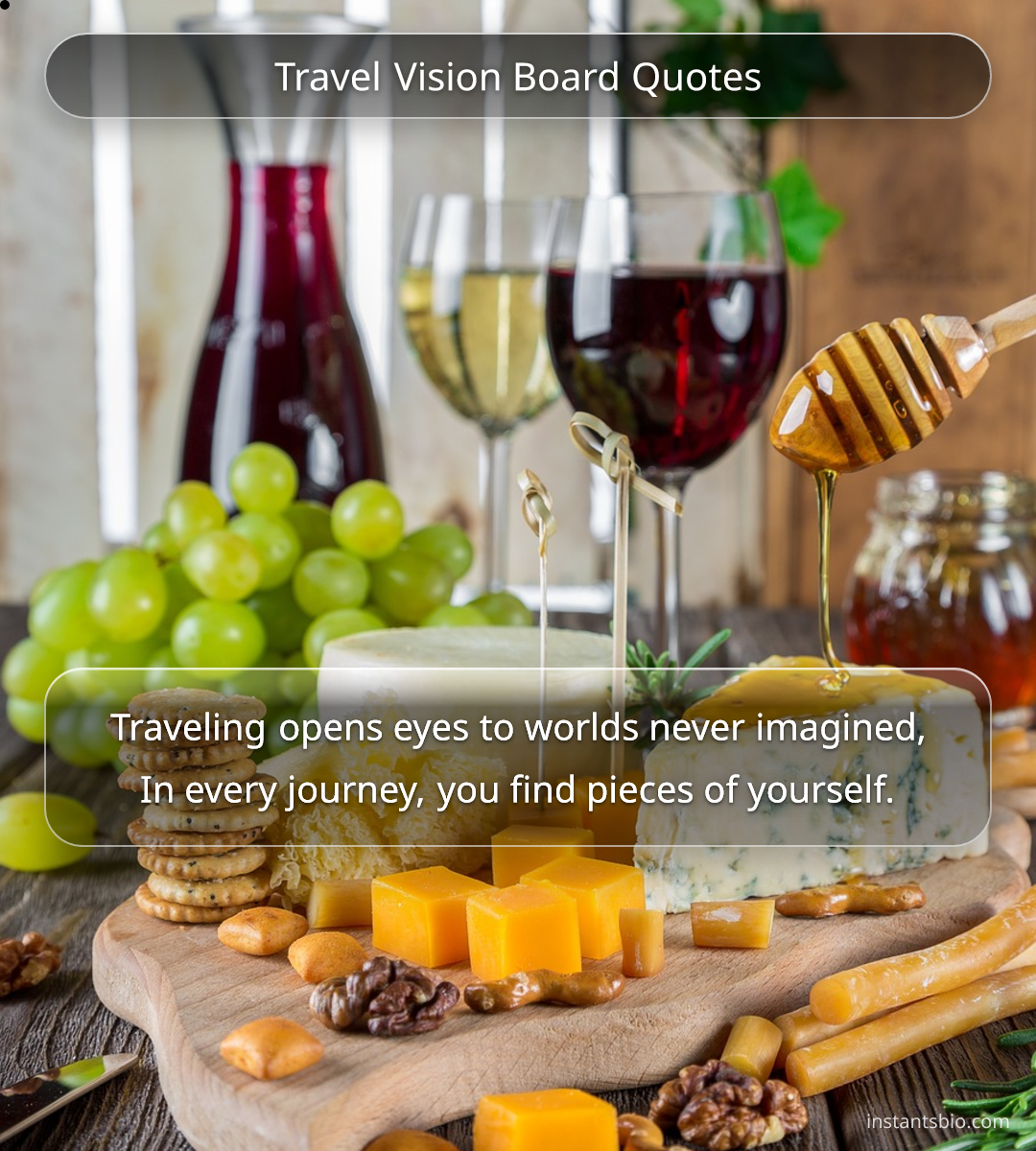 Travel Vision Board Quotes